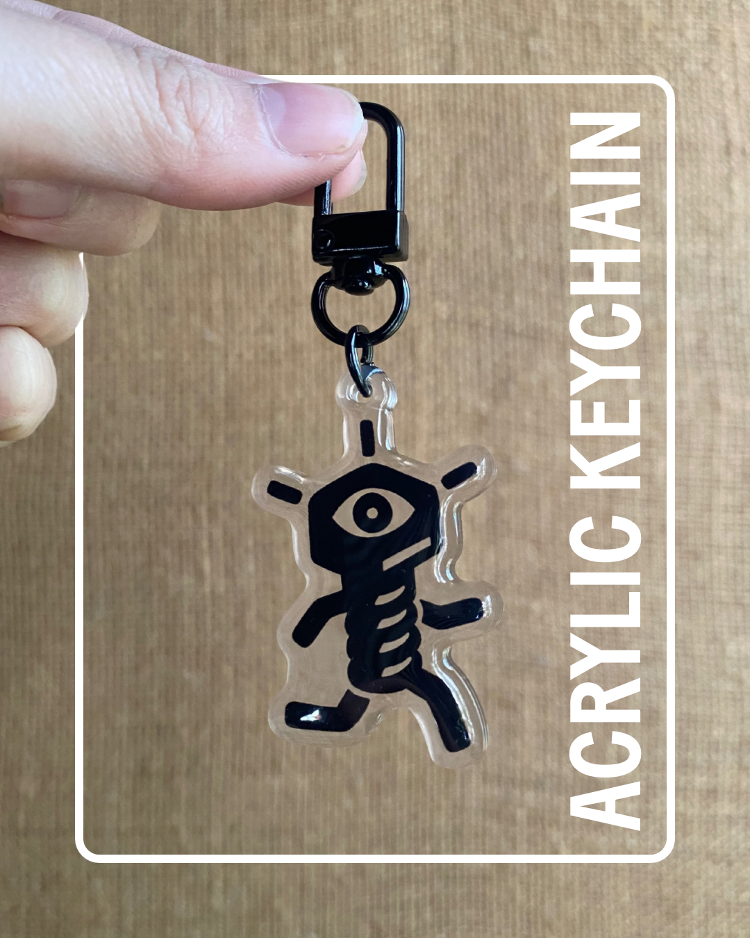 Bolt Acrylic Keychain