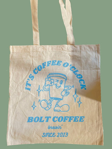 Bolt Tote Bag: Blue